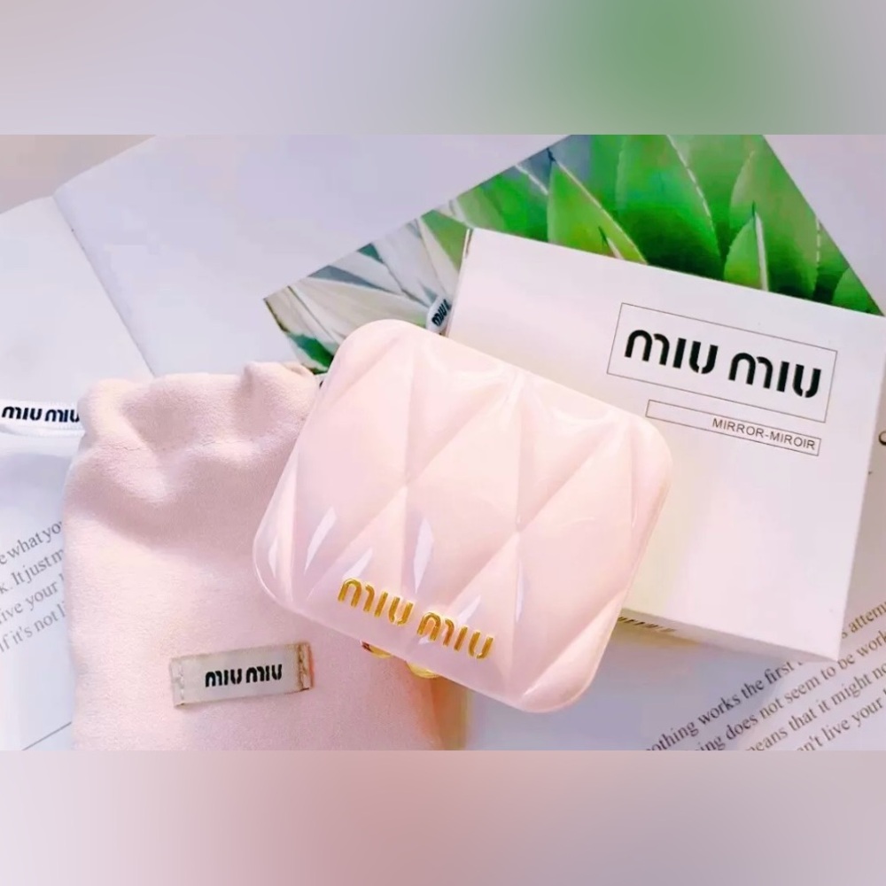 Miu Miu Quilted Compact Mirror NWB